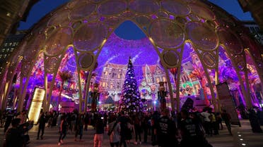 Christmas celebrations begin at Dubai Expo with lighting of Christmas tree