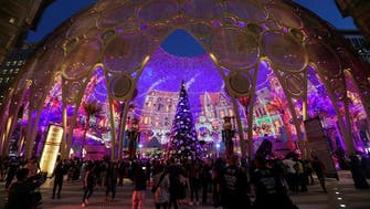 Christmas celebrations  begin at Dubai Expo with lighting of Christmas tree