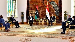السيسي يؤكد للمنفي دعم مصر لإرادة الليبيين