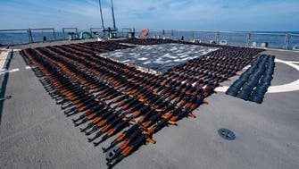US Navy intercepts weapons shipment from Iran to Yemen’s Houthis