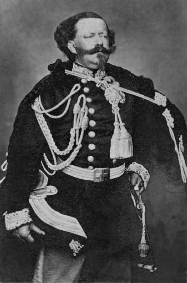 Portrait of the Italian King Victor Emmanuel II