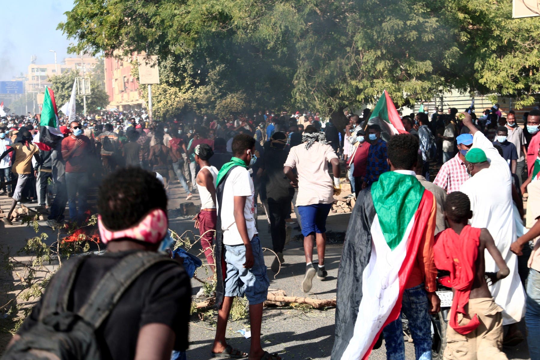تظاهرات السودان 25-12-2021 (فرانس برس)