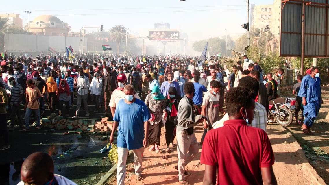 تظاهرات السودان 25-12-2021 (فرانس برس)