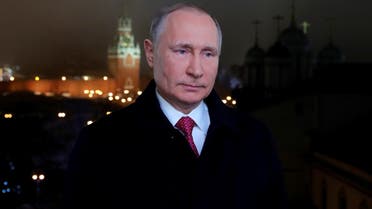 Russian President Vladimir Putin makes his annual New Year address to the nation in Moscow, Russia. (File photo: Reuters)