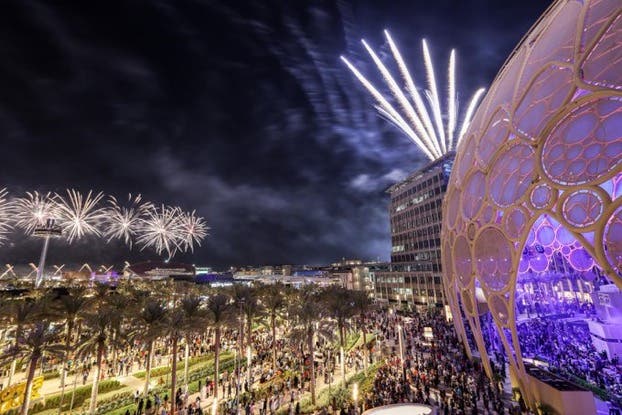 New Year's Eve celebrations are planned at Expo 2020 Dubai. (Supplied: Dubai Media Office)