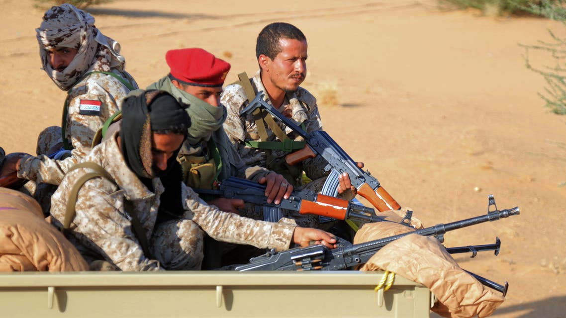 عناصر من الجيش اليمني 