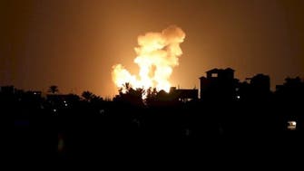 حمله جنگنده‌های اسرائیلی به یک پایگاه حماس در غزه