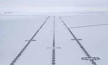 A view shows pipelines near a gas processing facility, operated by Gazprom company, at Bovanenkovo gas field on the Arctic Yamal peninsula, Russia May 21, 2019. (Reuters/Maxim Shemetov)