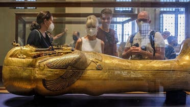 سياح في المتحف المصري (فرانس برس)