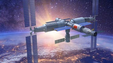 China’s Tiangong Space Station is key to its space ambitions and its space rivalry with the US. (Illustration: Social media)