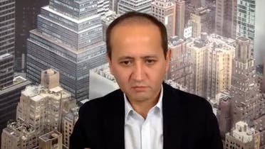 Mukhtar Ablyazov, a former banker and government minister who is leader of an opposition movement called Democratic Choice of Kazakhstan interviewed by Reuters from Paris. (Reuters)