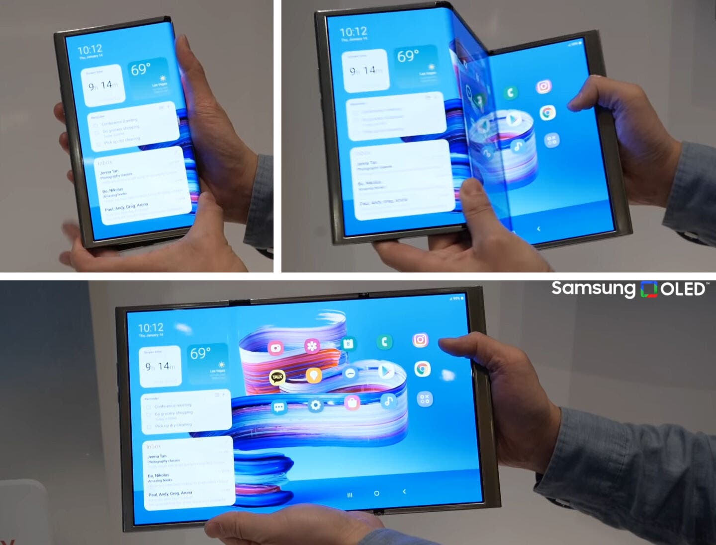 New Samsung..folding and sliding screens