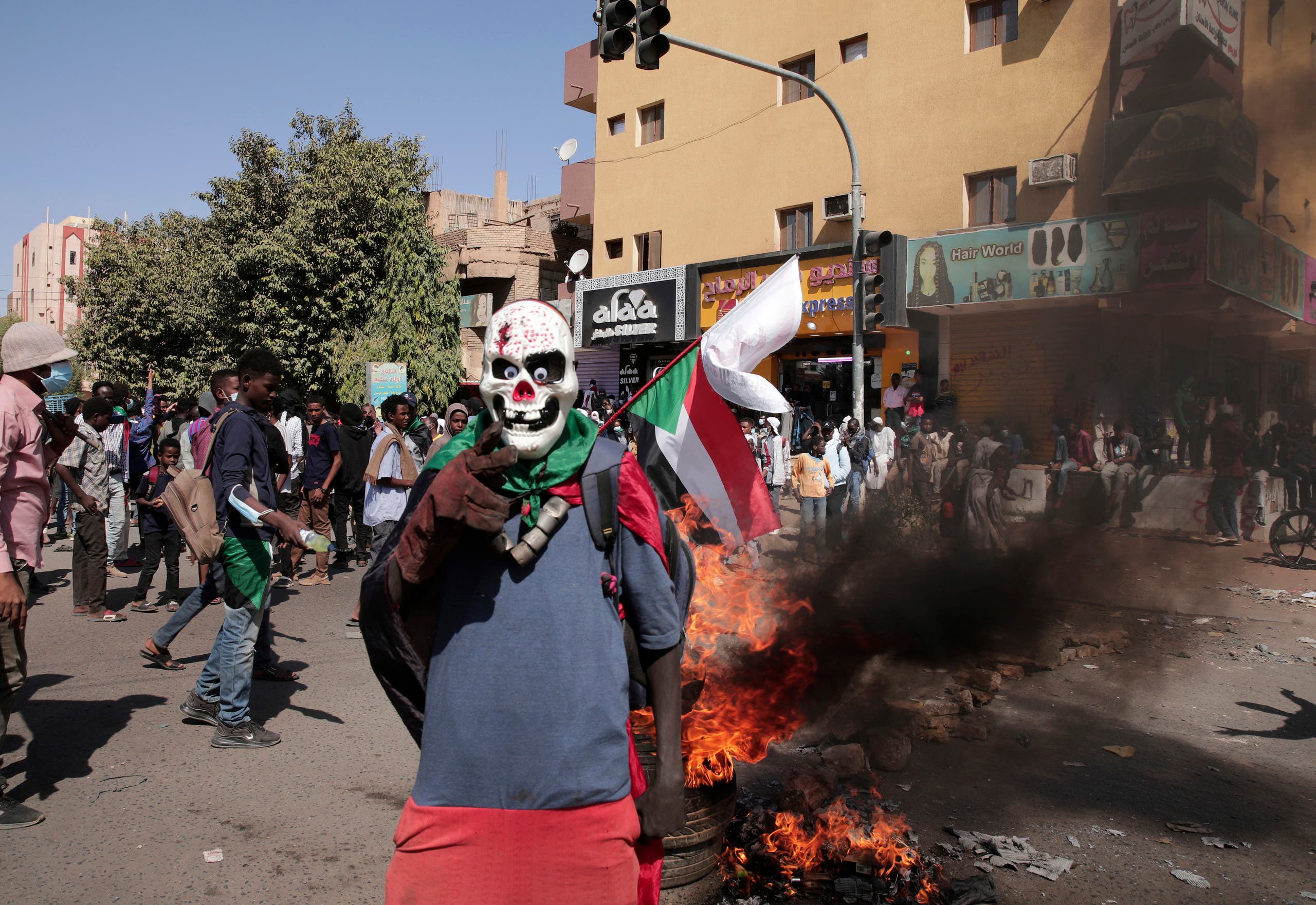 From previous demonstrations in Khartoum 