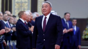 FILE PHOTO: Former Kazakh president Nursultan Nazarbayev attends the inauguration of the new president, Kassym-Jomart Tokayev, in Nur-Sultan, Kazakhstan, June 12, 2019. REUTERS/Mukhtar Kholdorbekov/File Photo