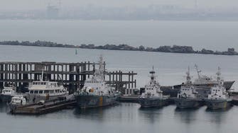 Ukraine says part of Black Sea port of Olvia has been hit in military ‘strike’
