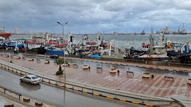 A general view shows Libya's capital Tripoli during a rainy day on Jan. 7, 2022. (AFP)