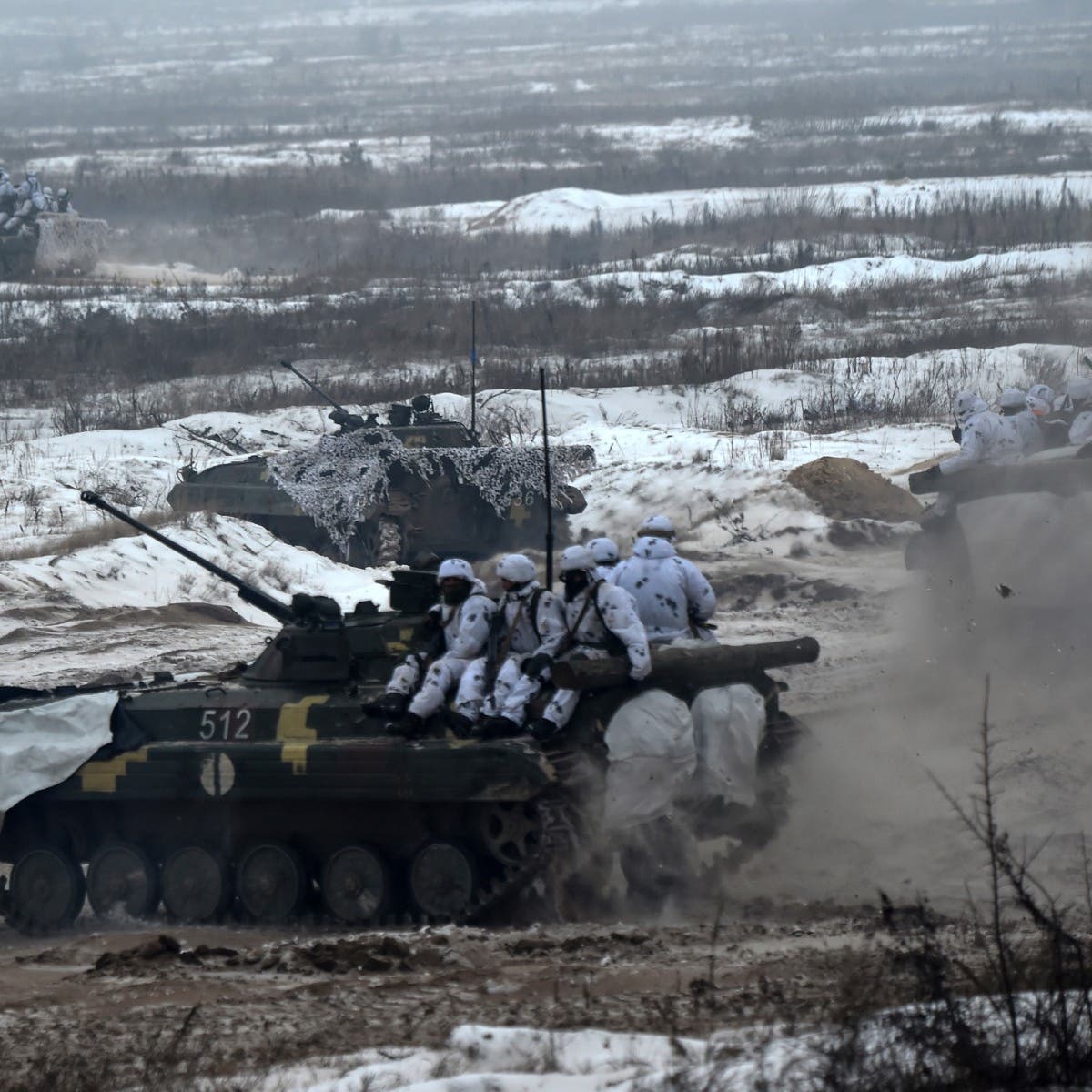 بريطانيا: غزو روسيا لأوكرانيا قد يحدث على غفلة