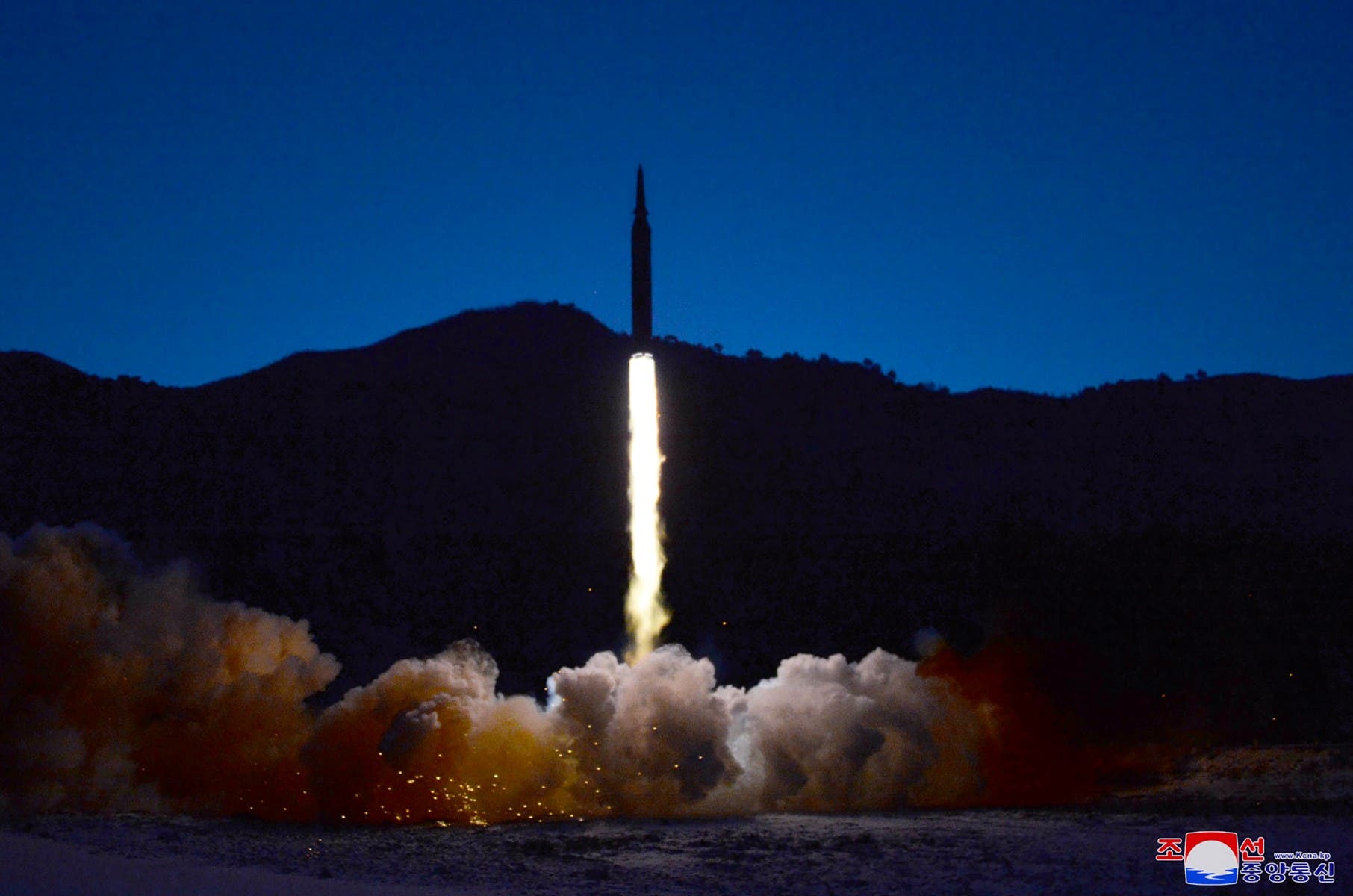 تجربة صاروخية أجرتها كوريا الشمالية في يناير الحالي