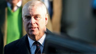 FILE PHOTO: Britain's Prince Andrew leaves St. Mary the Virgin church in Hillington, near royal Sandringham estate, in Norfolk, Britain January 19, 2020. REUTERS/Chris Radburn/File Photo
