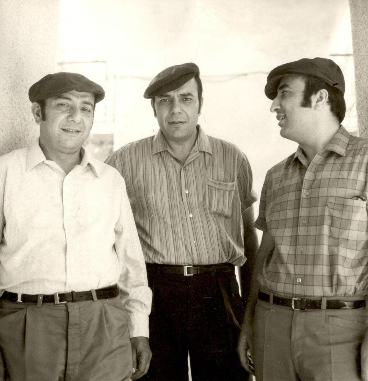منصور الرحباني مع شقيقيه عاصي وإلياس