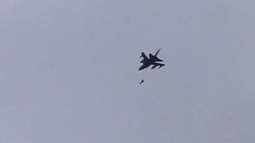 A fighter jet belonging to the Arab Coalition fires a missile over Sanaa, Yemen August 30, 2016. (Reuters)
