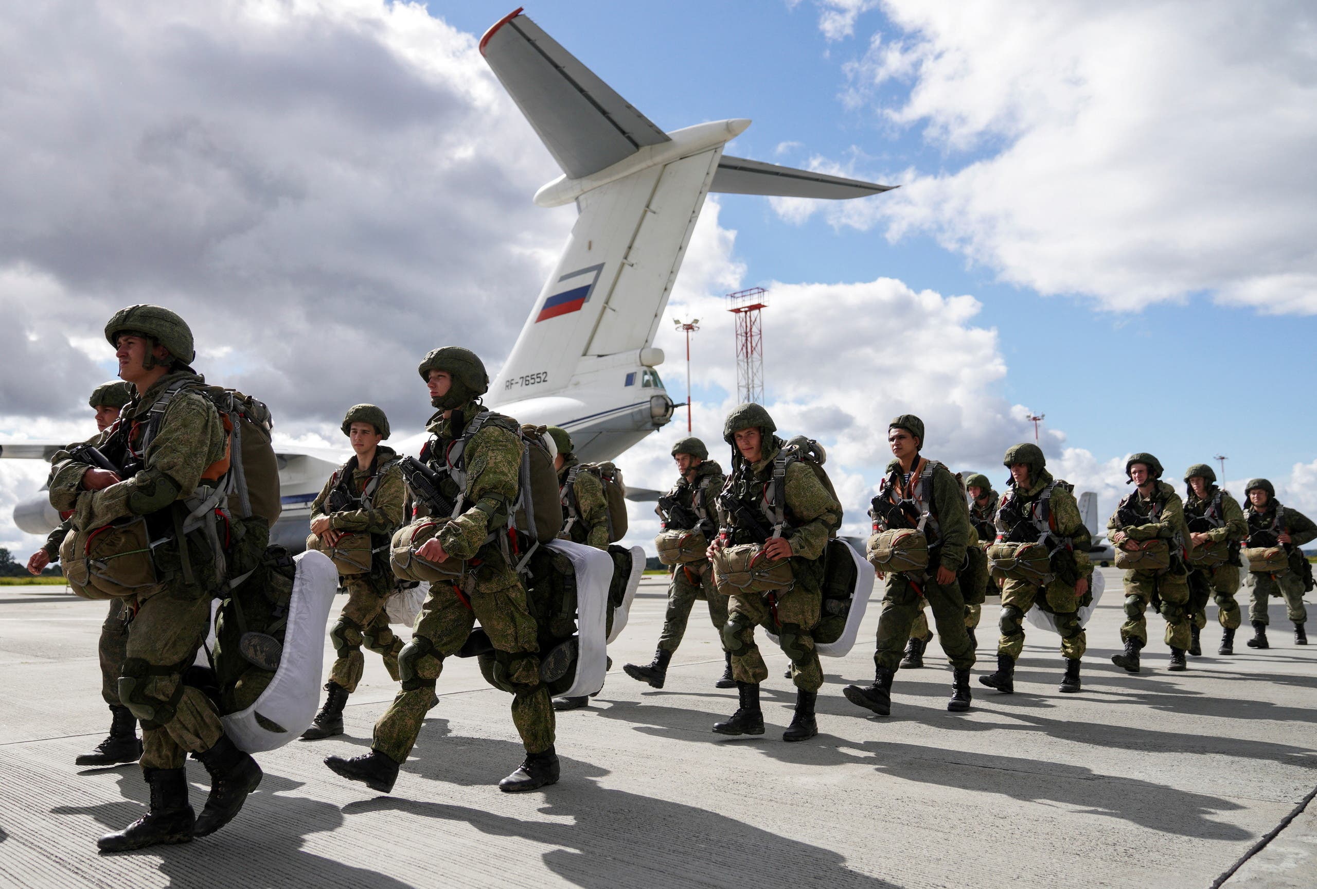 تمرينات عسكرية سابقة مشتركة بين روسيا وبيلاروسيا في كاليننغراد في سبتمبر الماضي