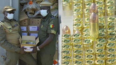 Senegal seizes three containers of ammunition from a Guyana-flagged cargo ship in the port of the capital Dakar, in a rare arms haul worth an estimated $5 million. (Senegalese Customs/Handout/AFP)