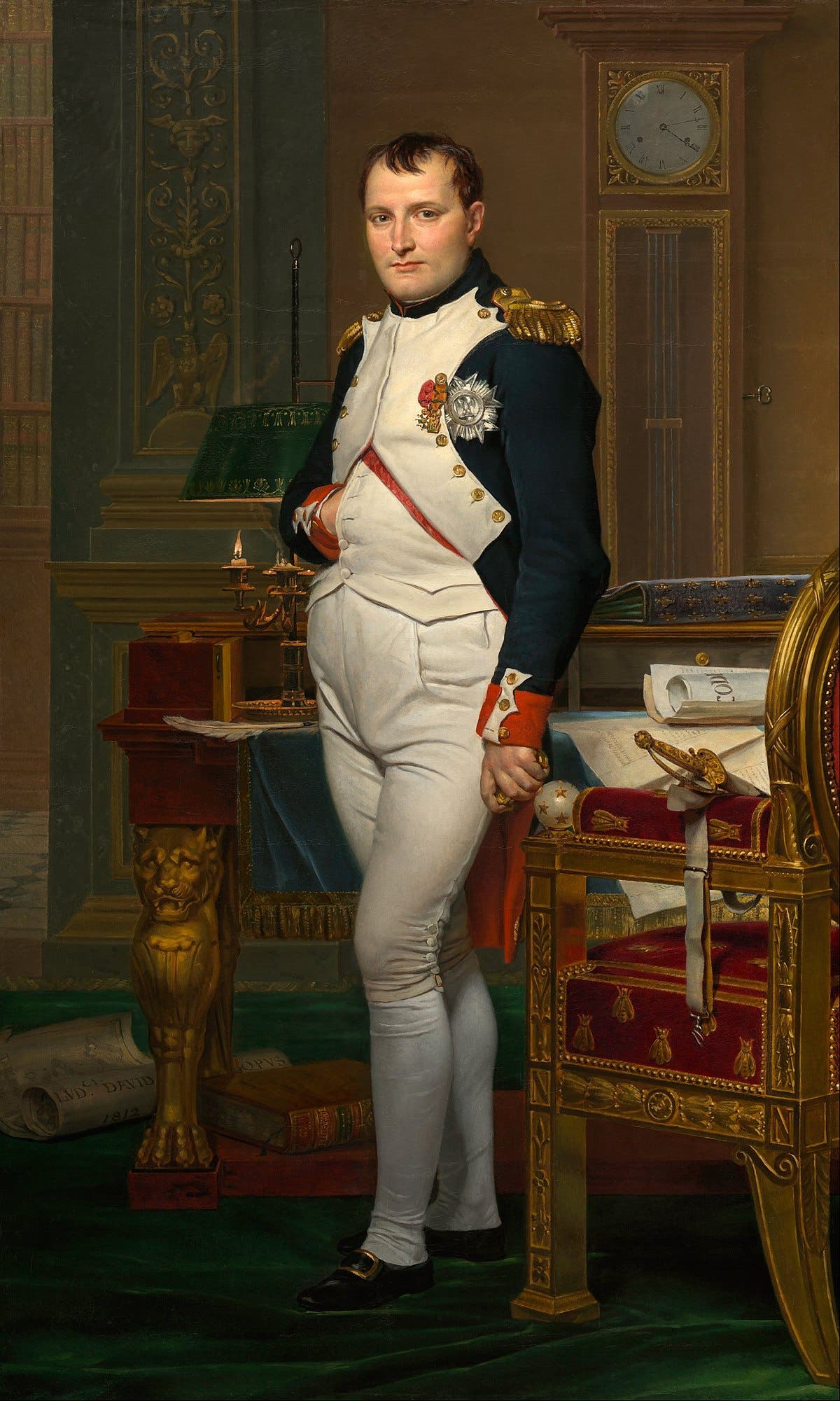 لوحة تجسد نابليون بونابرت