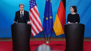 مؤتمر صحافي لوزيرة الخارجية الألمانية ونظيرها الأميركي في برلين