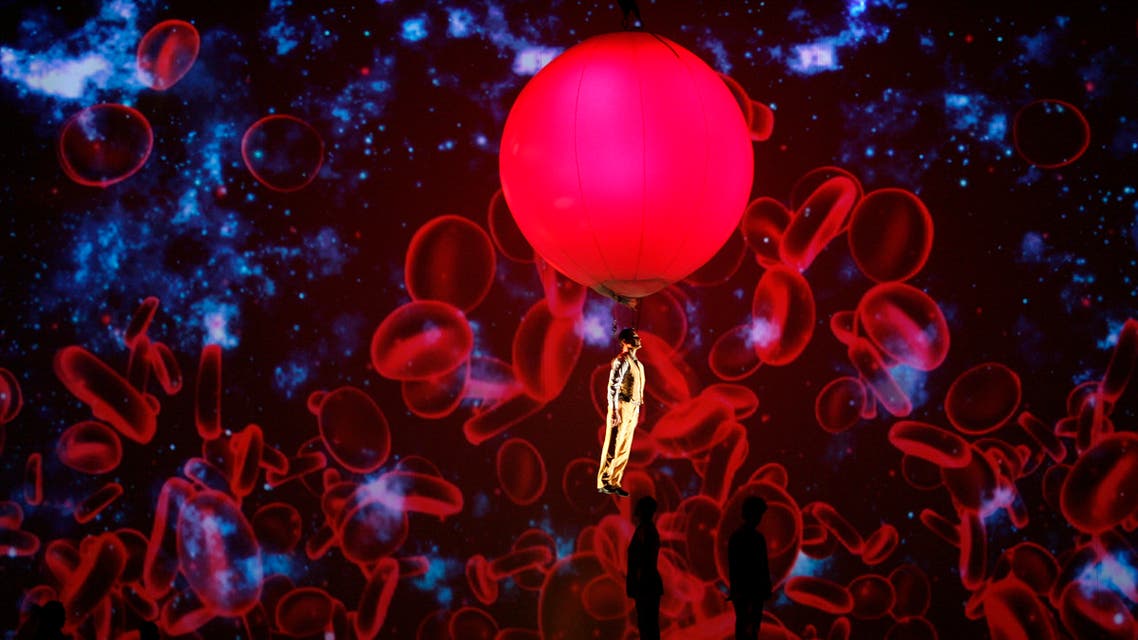 Artists and musicians perform during Cirque du Soleil's Delirium show in Hamburg September 18, 2007. (Reuters)