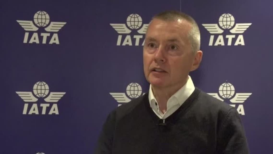 A video grab shows IATA Director General Willie Walsh. (Reuters)