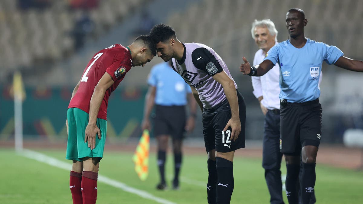 قذيفة حكيمي تنقل المغرب إلى ربع النهائي