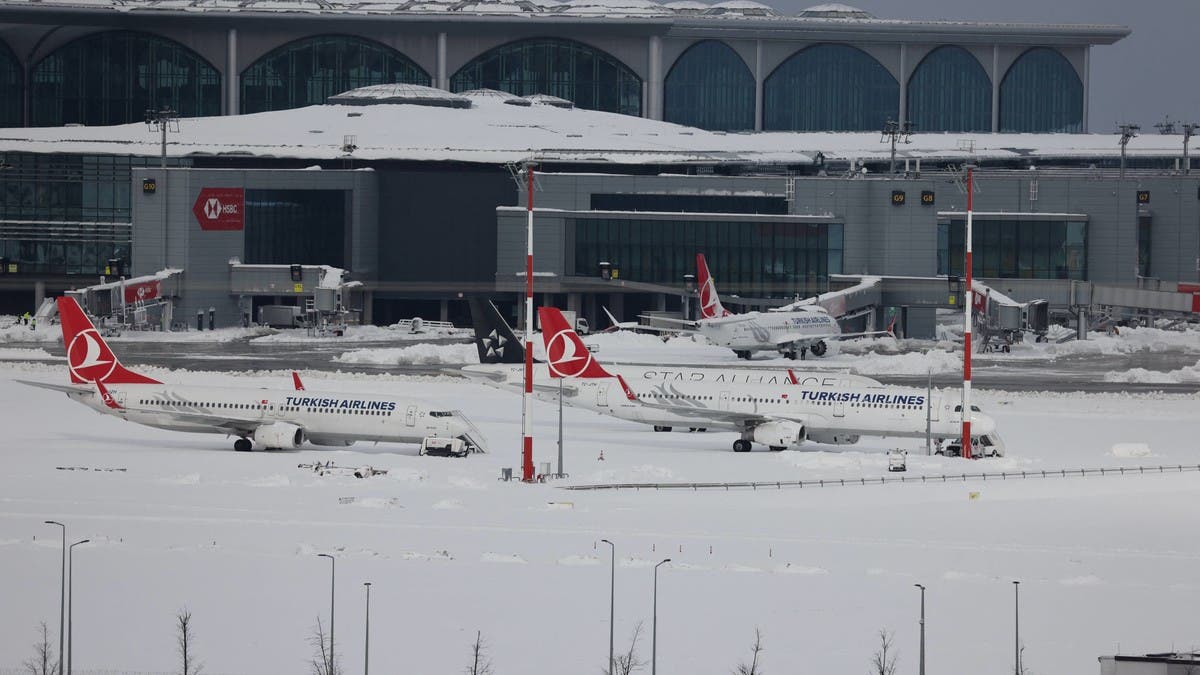 Turkey gradually resumes airport operations after snow causes