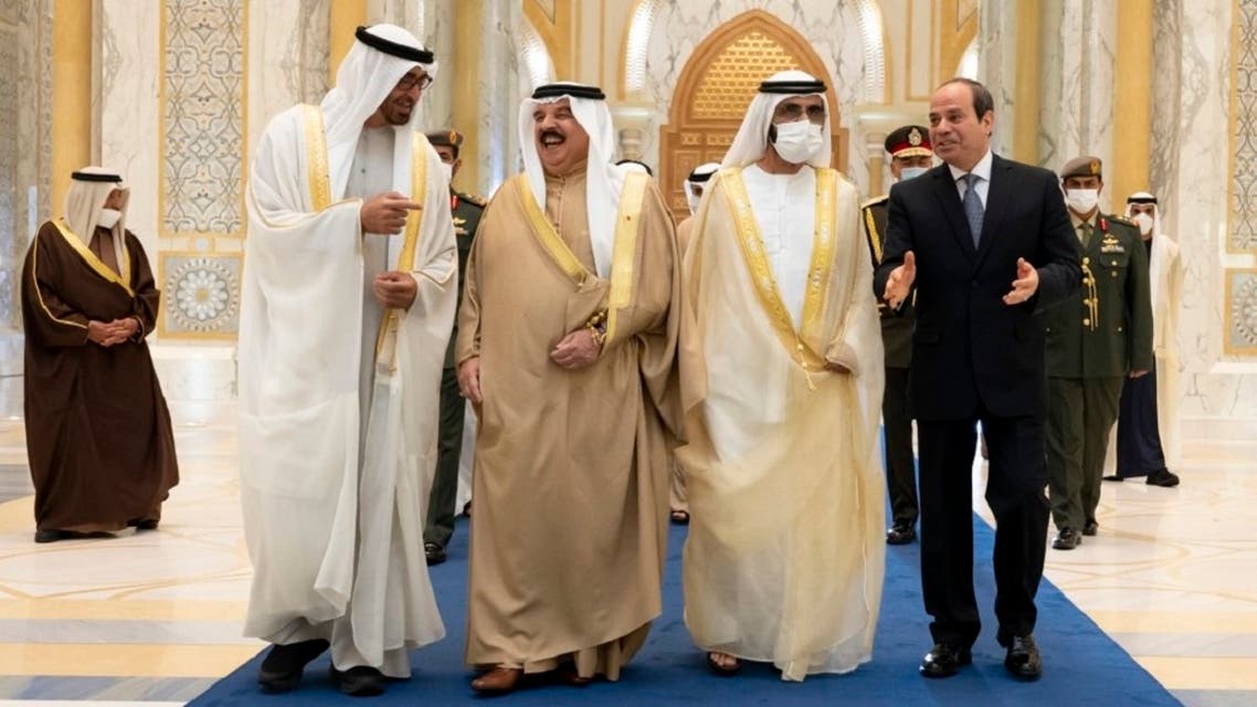 UAE, Bahrain, Egypt leaders’ summit discusses regional and international developments in Abu Dhabi. (WAM)