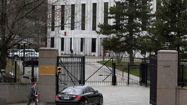 A car enters the the Russian Embassy in Washington. (File Photo: AFP)