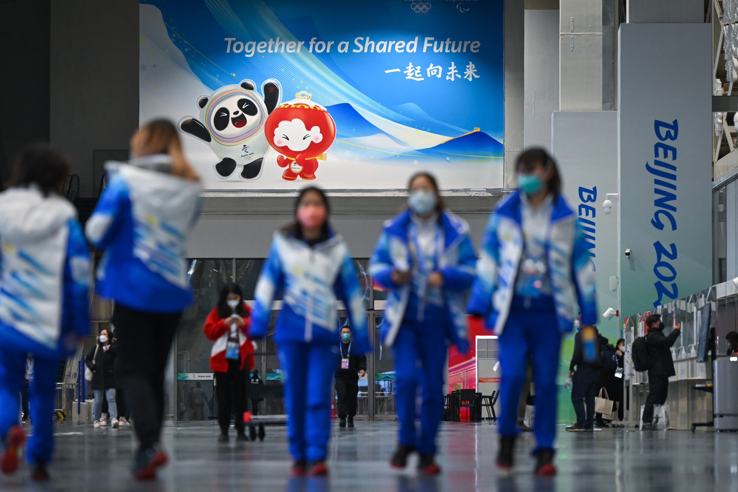متطوعون في تنظيم الألعاب الأولمبية في بكين