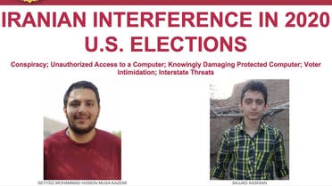 An image of Seyyed Mohammad Hosein Musa Kazemi and Sajjad Kashian released by the FBI. (Twitter)