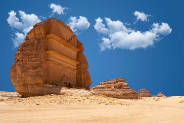 UNESCO World Heritage site Hegra, also known as Madain Saleh, an archaeological site in Saudi Arabia. (Supplied)