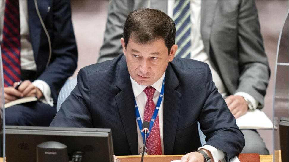 دميتري بوليانسكي النائب الأول لمندوب روسيا الدائم لدى الأمم المتحدة