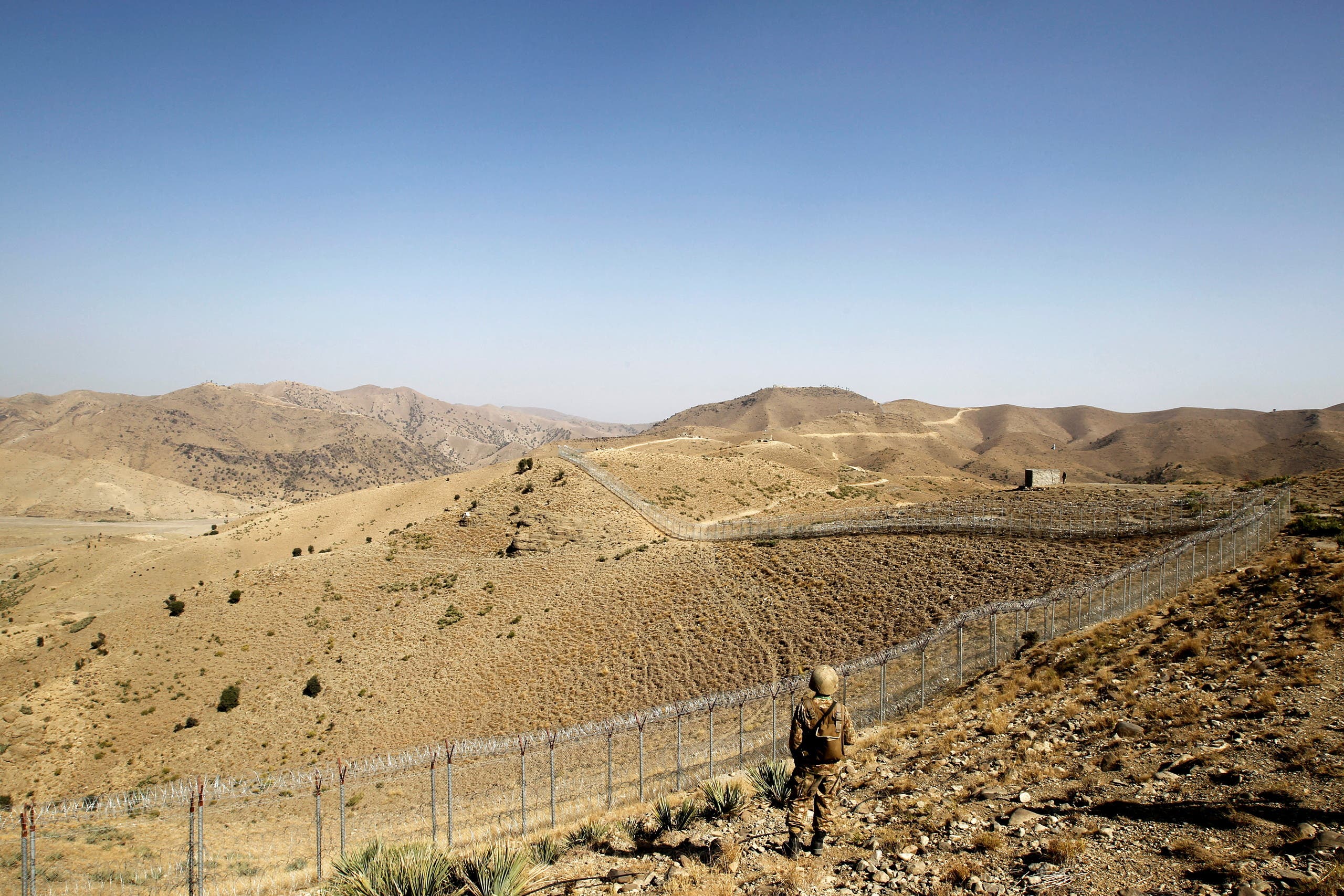 جانب من الحدود بين باكستان وأفغانستان (أرشيفية)