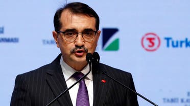 Turkish Minister of Energy Fatih Donmez speaks during a ceremony to mark the completion of the sea part of the TurkStream gas pipeline, in Istanbul, Turkey. (File photo: Reuters)