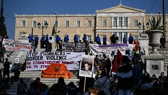 Hundreds protest in Athens against migrant pushbacks