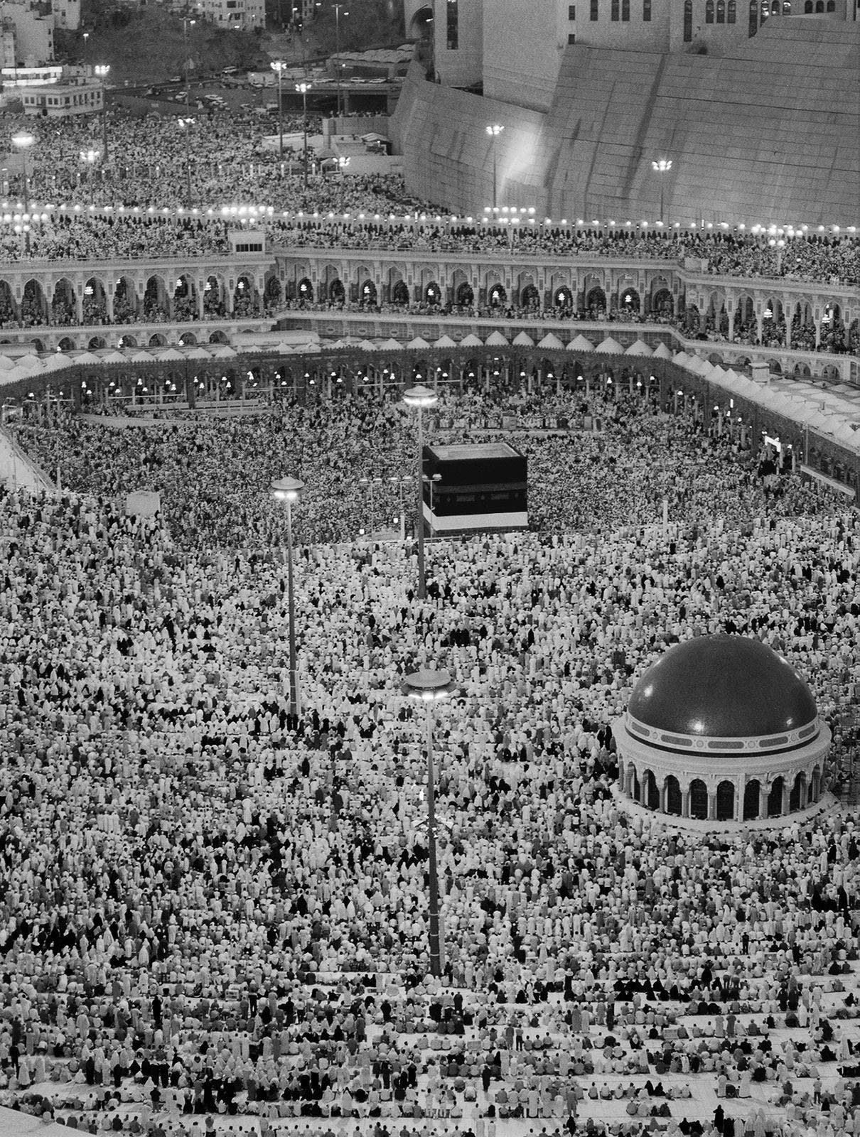 A photograph from Reem al-Faisal's historic series on the Hajj pilgrimage in Mecca, created between 1999 and 2003. (Supplied)