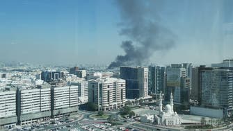 Authorities tackle fire in Dubai warehouse
