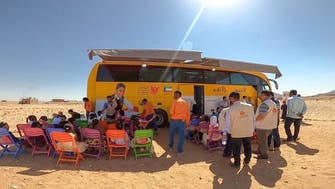 Yemen’s first mobile school Edris brings education services to children in IDP camps