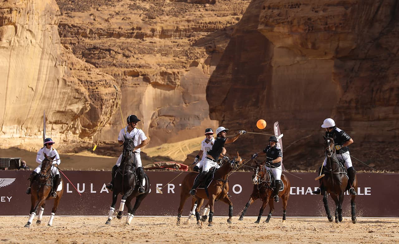 Richard Mille Desert Polo Tournament at AlUla. (The Royal Commission of AlUla)