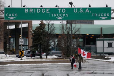 احتجاج سائقي الشاحنات والداعمين لهم في أونتاريو