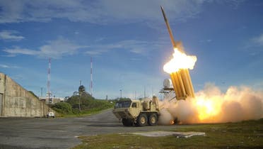 This US Department of Defense/Missile Defense Agency handout photo shows two THAAD interceptors and a Standard-Missile 3 Block IA missile were launched resulting in the intercept of two near-simultaneous medium-range ballistic missile targets during designated Flight Test Operational-01 (FTO-01) on September 10, 2013 in the vicinity of the US. (AFP)