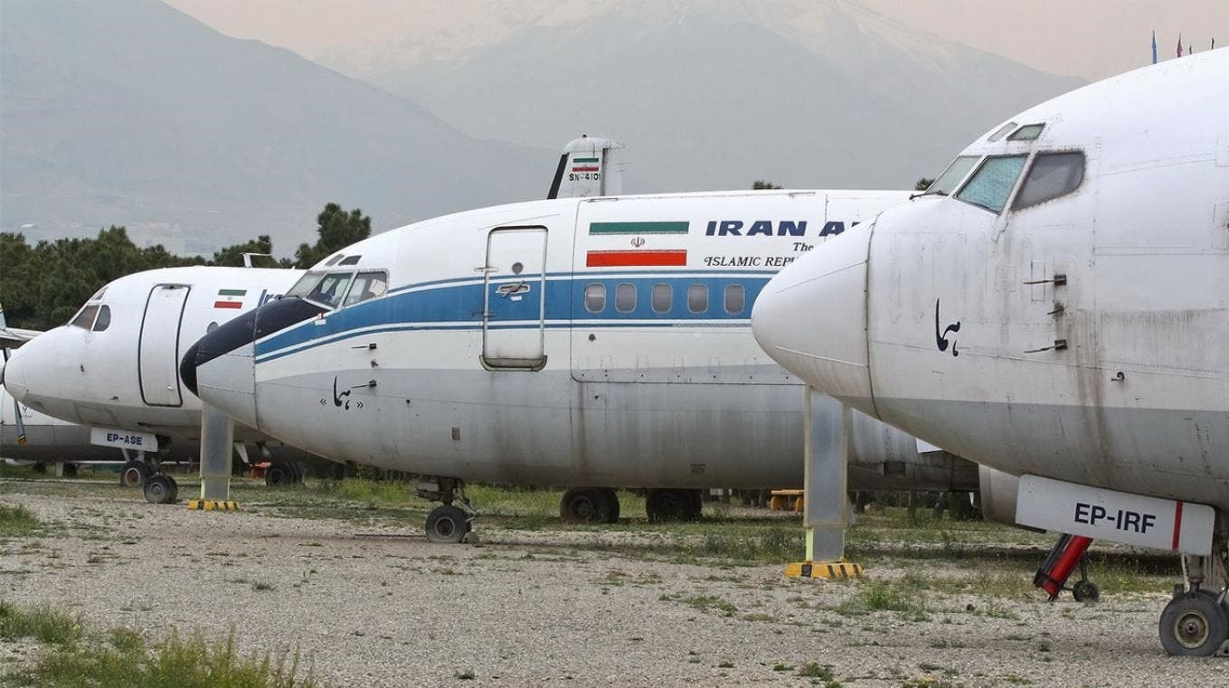 معظم الطائرات الإيرانية يعود تاريخ صنعها إلى السبعينيات وبداية ثمانينيات القرن الماضي