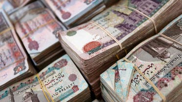 Egyptian Pounds stock photo